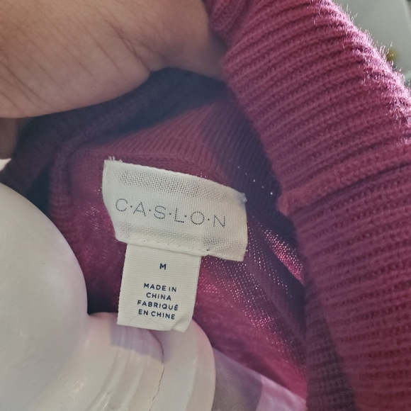 Caslon Cowneck Tunic Sweater SZ Med - Picture 6 of 7